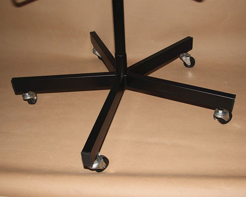 Black Color Height 1850mm Supermarket Display Racks , Safety Helmet Rack