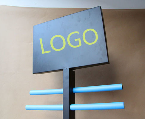H1800mm L450mm Sports Equipment Storage Rack , Skateboard Storage Rack Logo Printed
