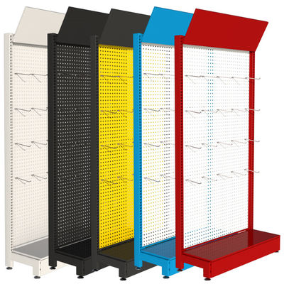 ODM Supermarket Display Racks Store Retail Metal Pegboard torage Tool Accessory Stand