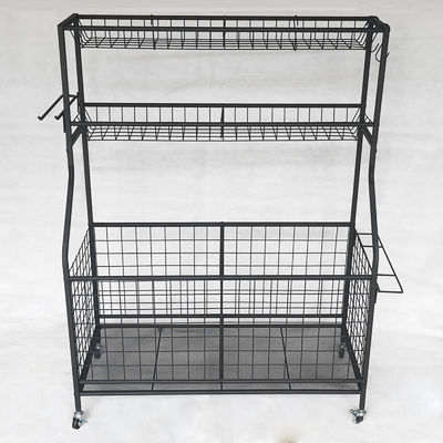 Removable Black Sports Equipment Storage Rack For Ball Medicine
