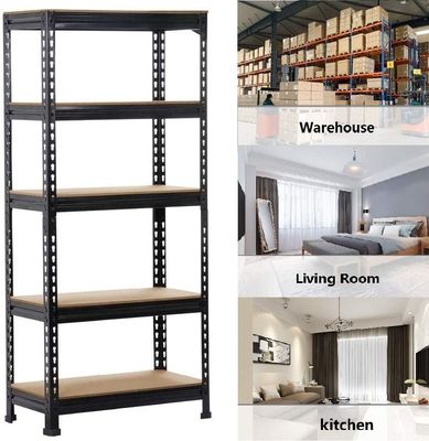 3 Pack Heavy Duty 5 Tier Warehouse Storage Shelves Garage Shelving Unit Adjustable 59&quot; H