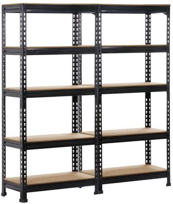 Sturdy 5 Shelf Storage Rack Corner Organization Utility Multipurpose For Home