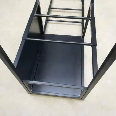 Custom Six  Iron Tire Metal Shelf For Shop Store Display Rack