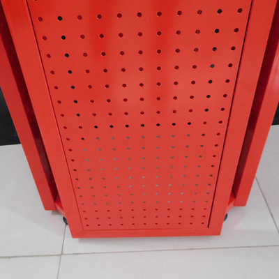 Four Tiers Pegboard Display Rack With Holder Custom Logo