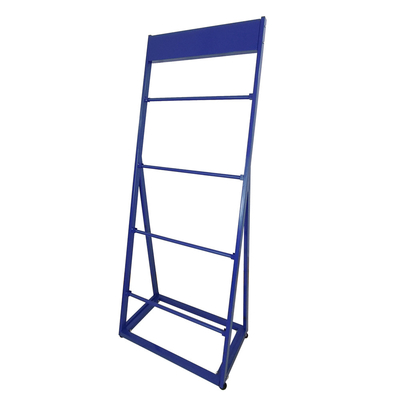 50kg / Layer Retail Display Shelves Steel 4 Tiers Cable Coil Display Rack