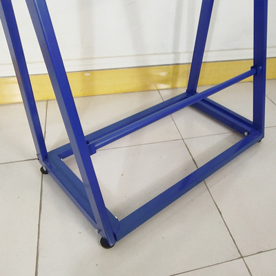50kg / Layer Retail Display Shelves Steel 4 Tiers Cable Coil Display Rack