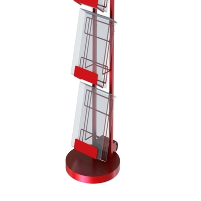 Wire Newspaper Metal Organizer Shelf Magazine Display Shelving Rack