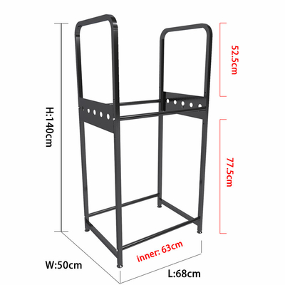 Middle Size 2 Tiers Car Accessories Display Rack Shop Shelves 10kg / Layer
