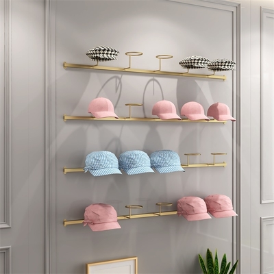 Wall Hanging 5- 20 Hat Display Rack Support Bracket Household