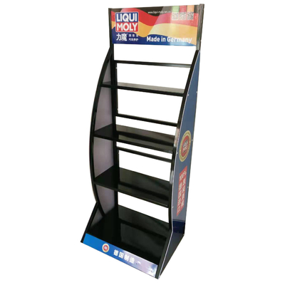 Customized Display Holder auto metal engine oil display racks  Mobil one engine oil display rack storage stand rack